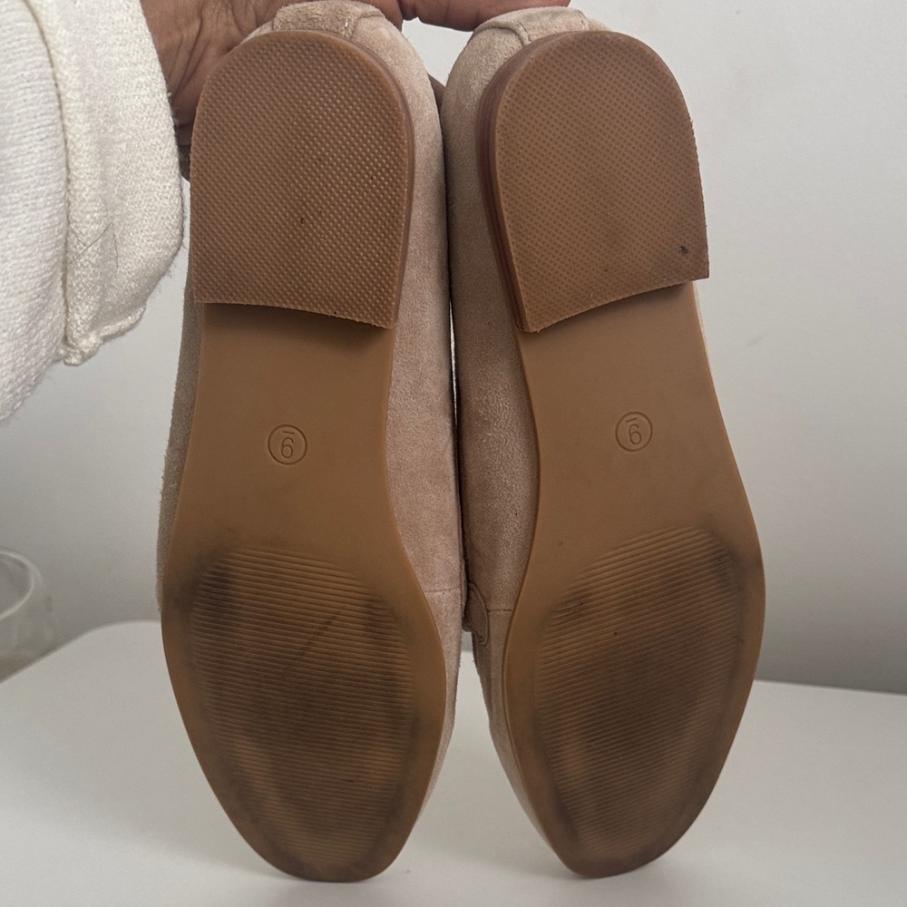 JOIE Cream suede leather Loafers size 9M - Picture 8 of 8